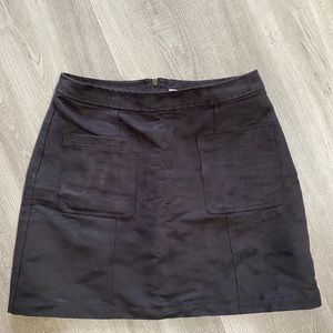 Suede Skirt
